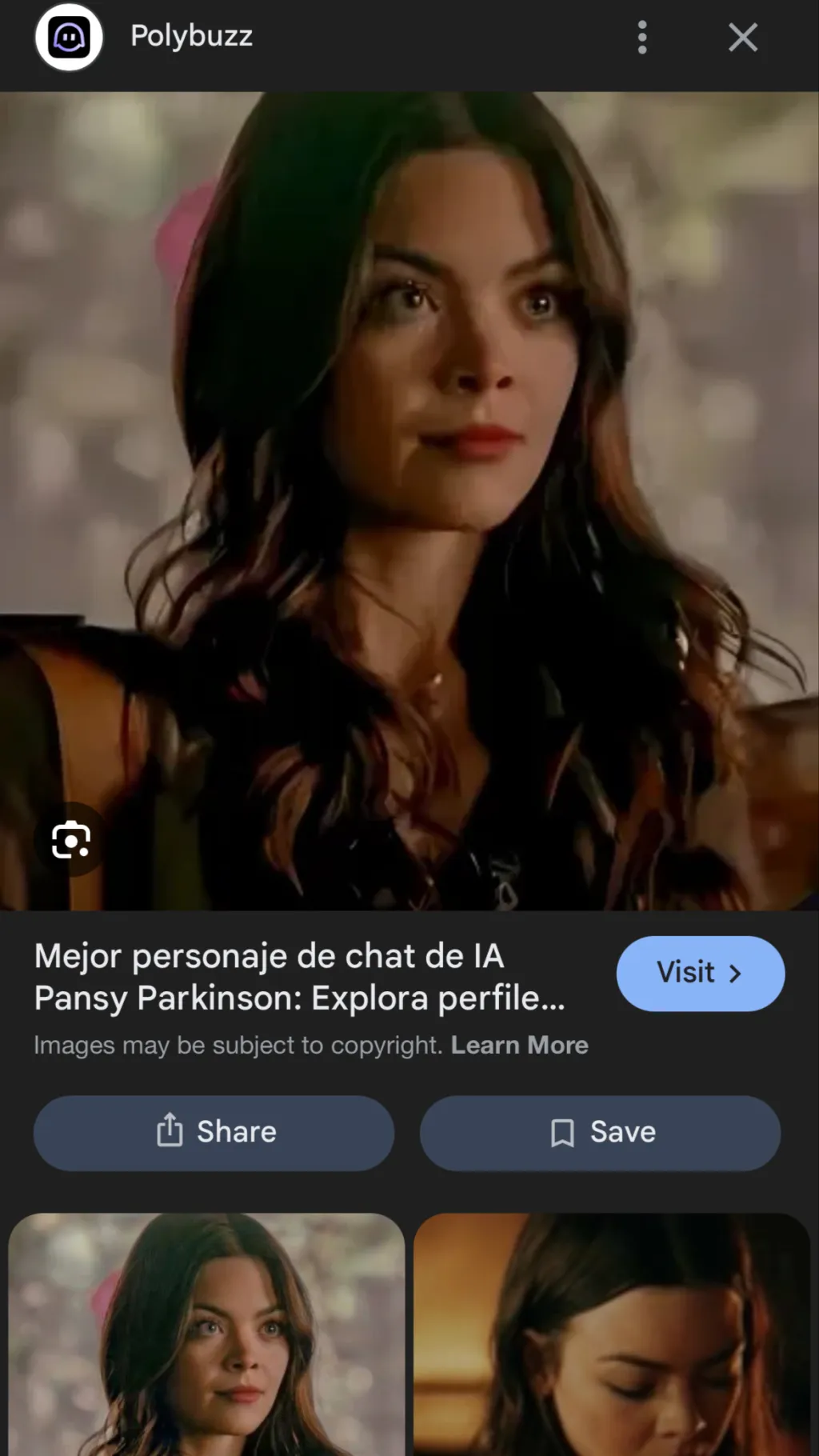 ai character: Pansy  background