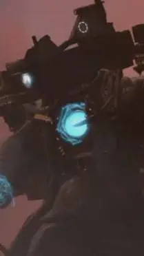 ai character: Titan cameraman  background
