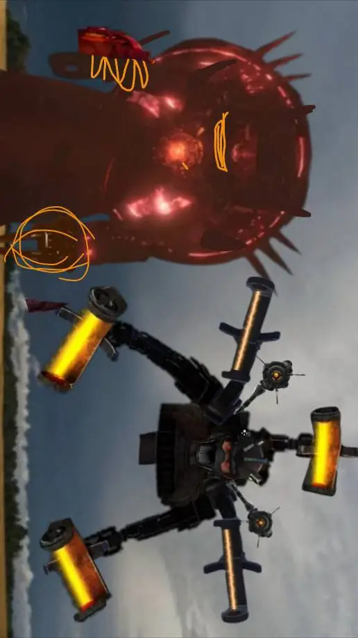 ai character: UWOD and scorpion  background
