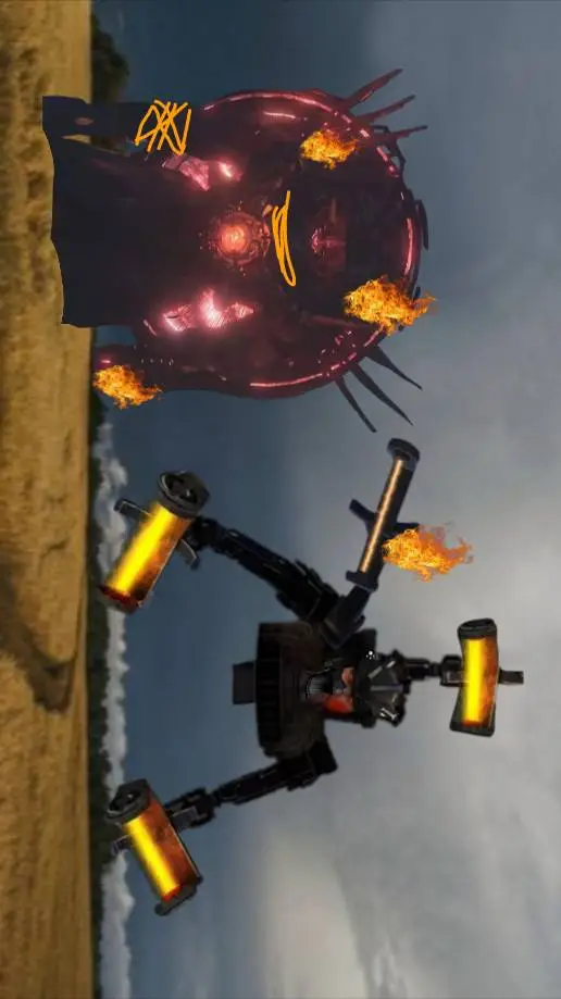 ai character: UWOD and scorpion  background