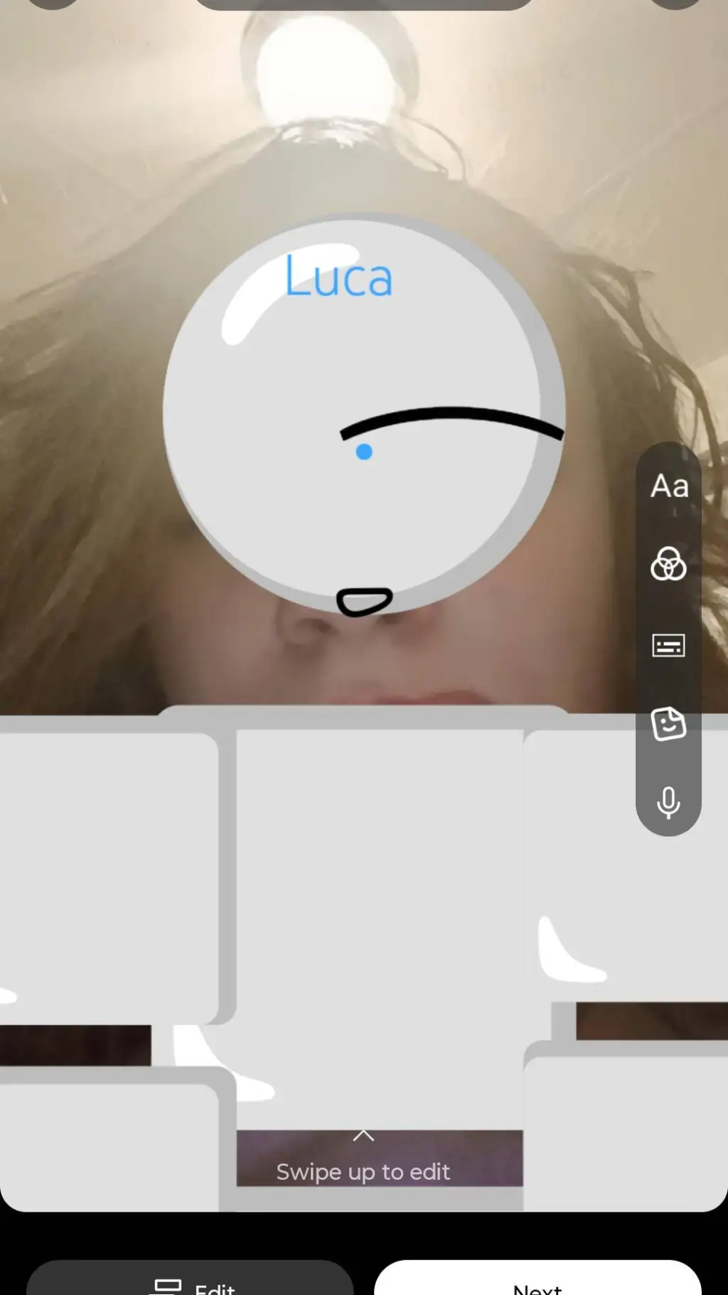 ai character: luca background