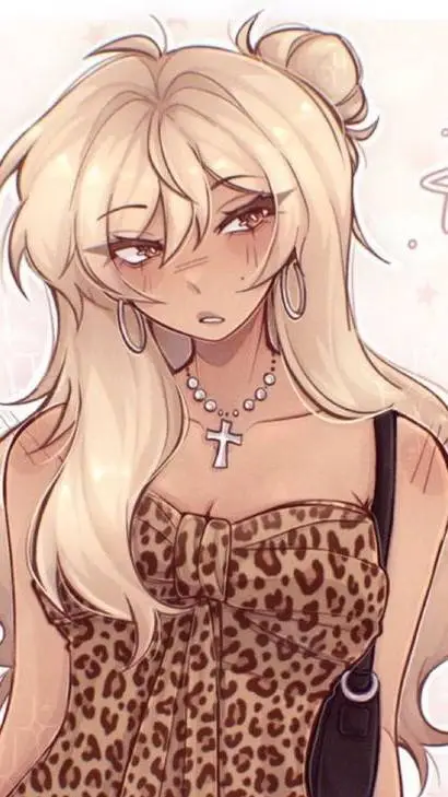 ai character: amber background