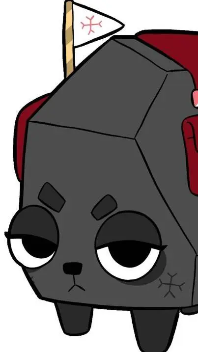 ai character: coal background