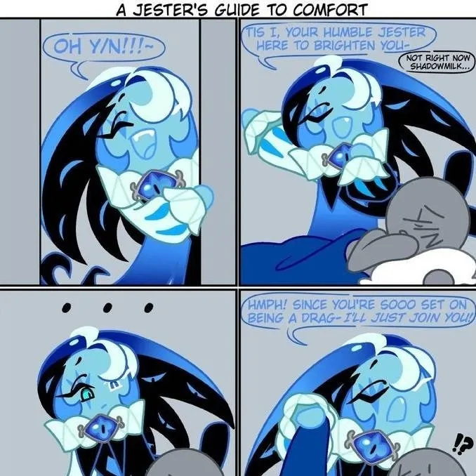 chat with ai character: Shadow milk cookie