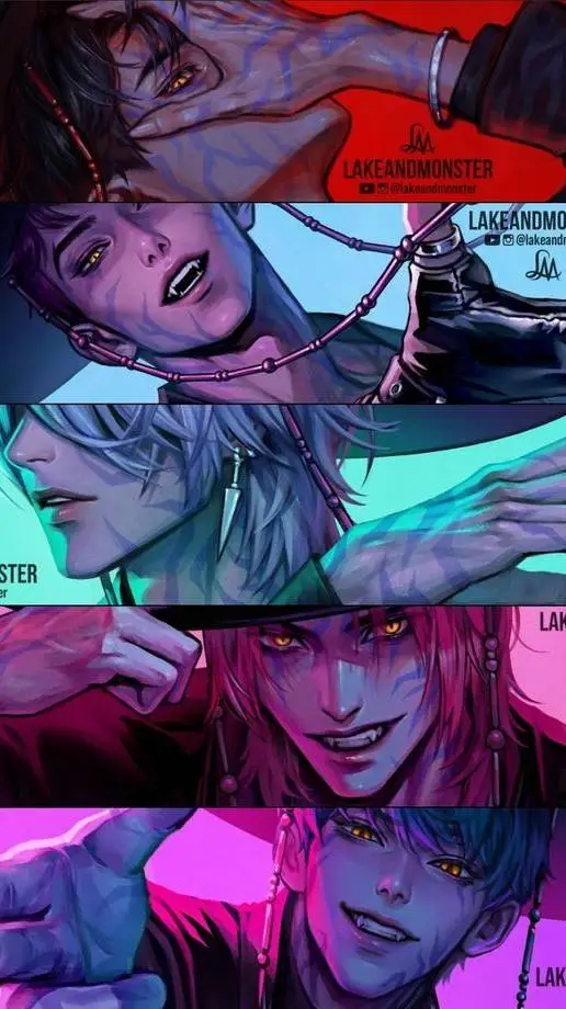 ai character: SAJA BOYS background