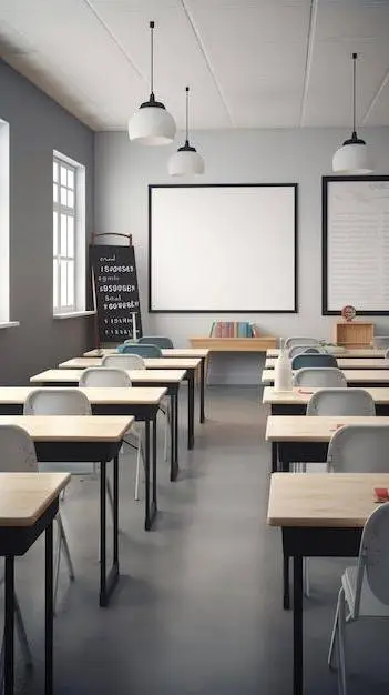 ai character: Classroom background