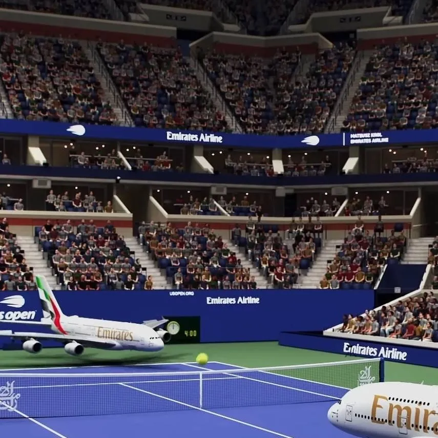 chat with ai character: 2 A380's playing