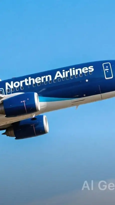 ai character: northern boeing737 background