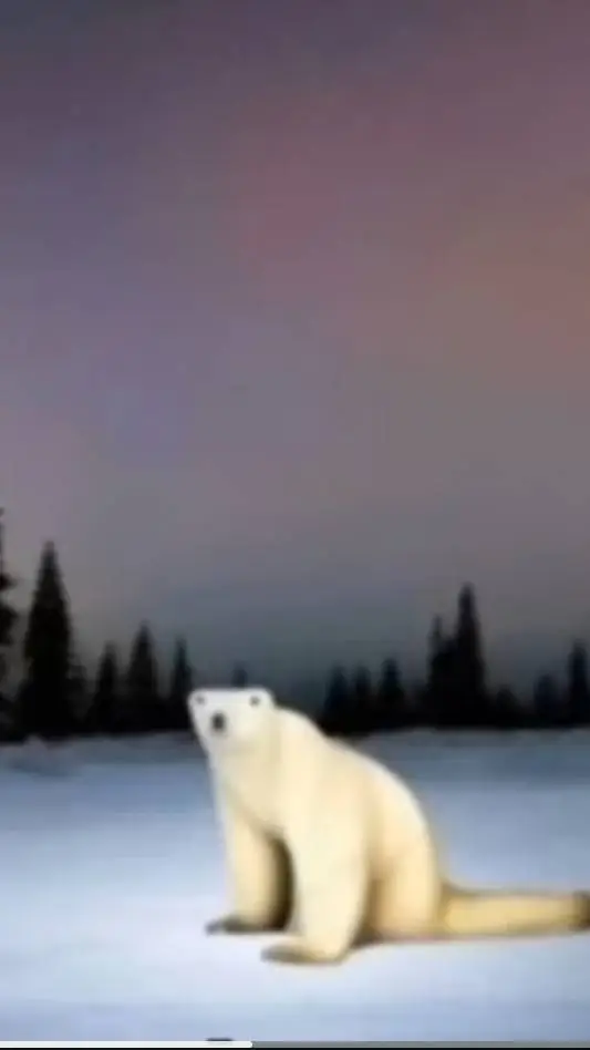 ai character: polar bear 2026 background