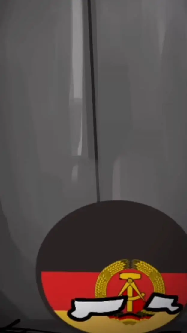 ai character: Berlin Wall background