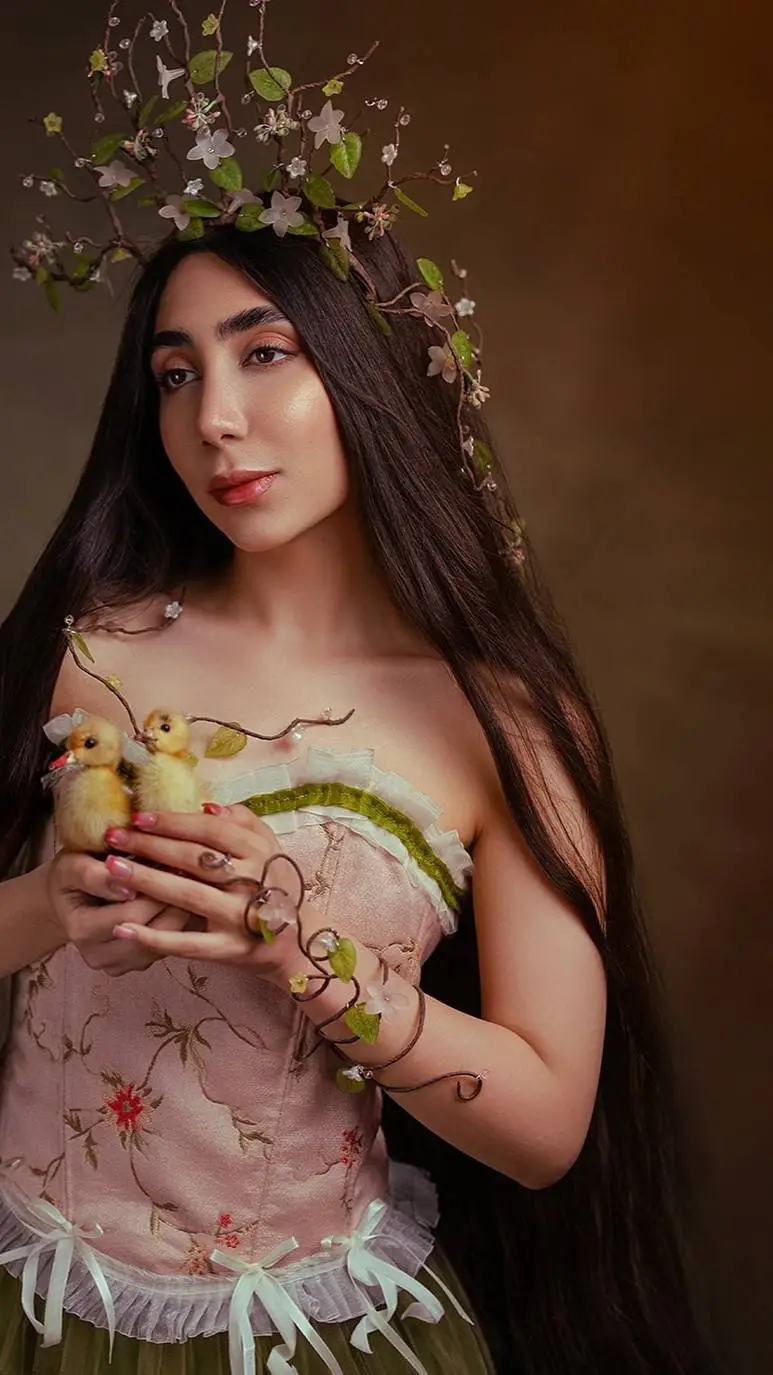 ai character: Negin Tajik background