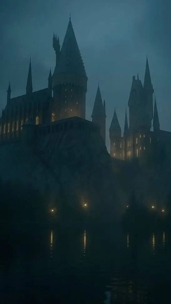 ai character: Hogwarts🦨🐍🦅🦁 background