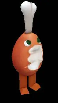 ai character: Chickay chickenleg background