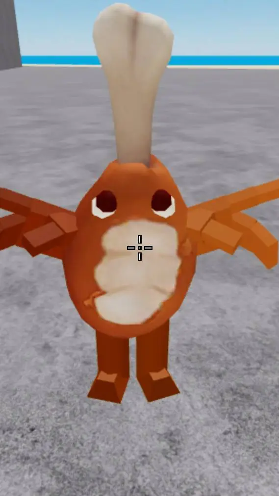 ai character: chicken leg lili background