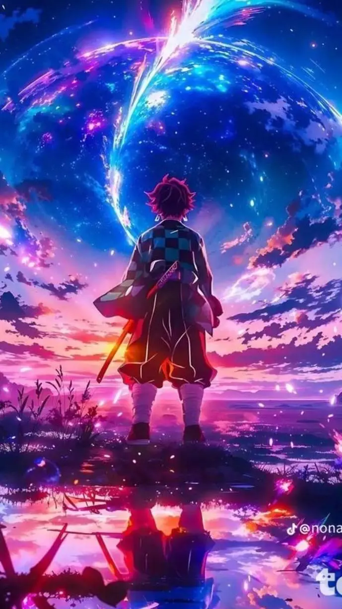 ai character: tanjiro background