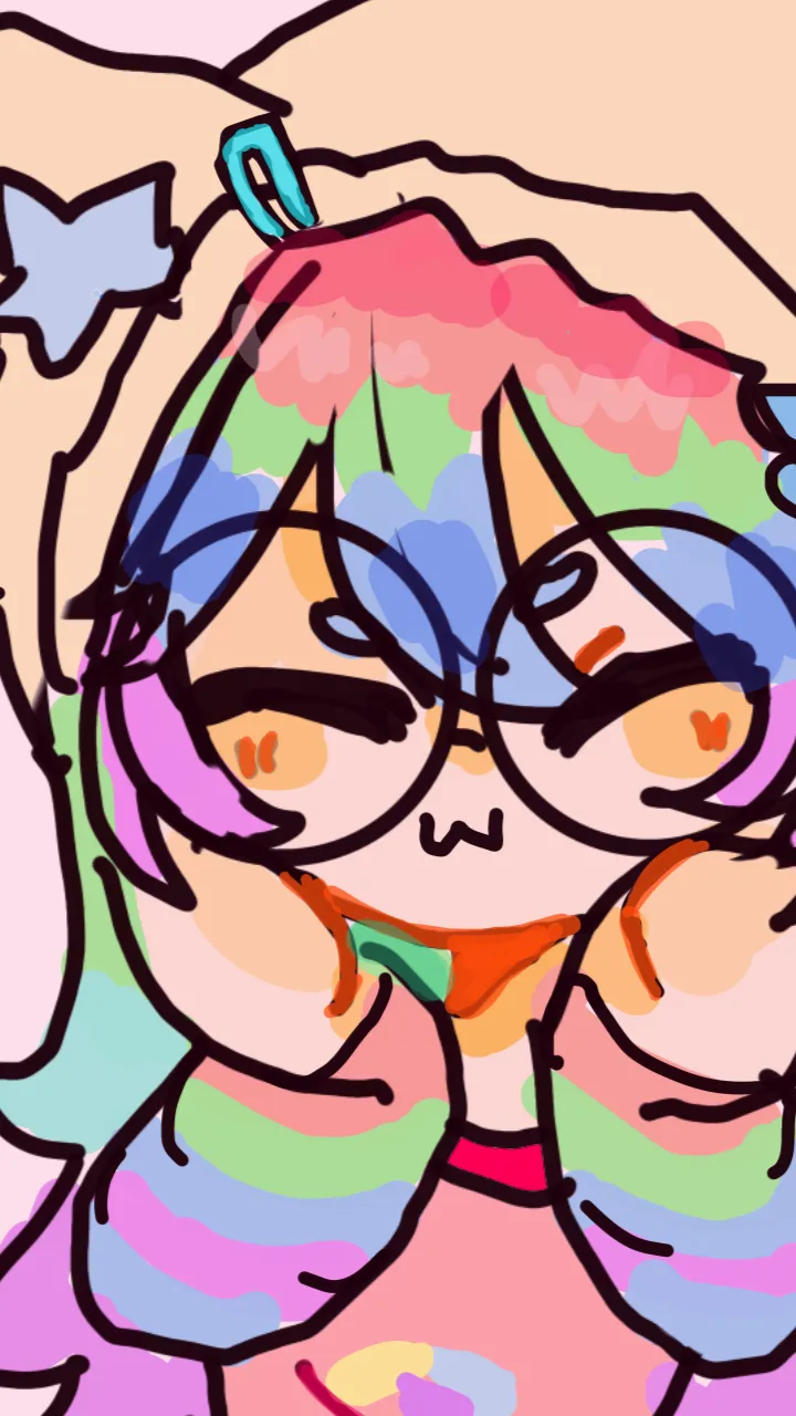 ai character: ✰🌈Sprinkle 🌈✰ background