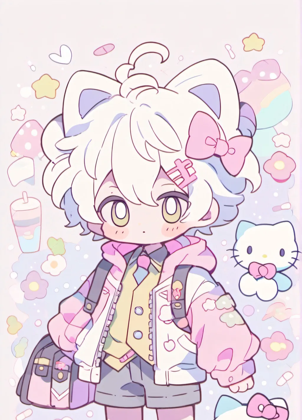 chat with ai character: Hello kitty boy