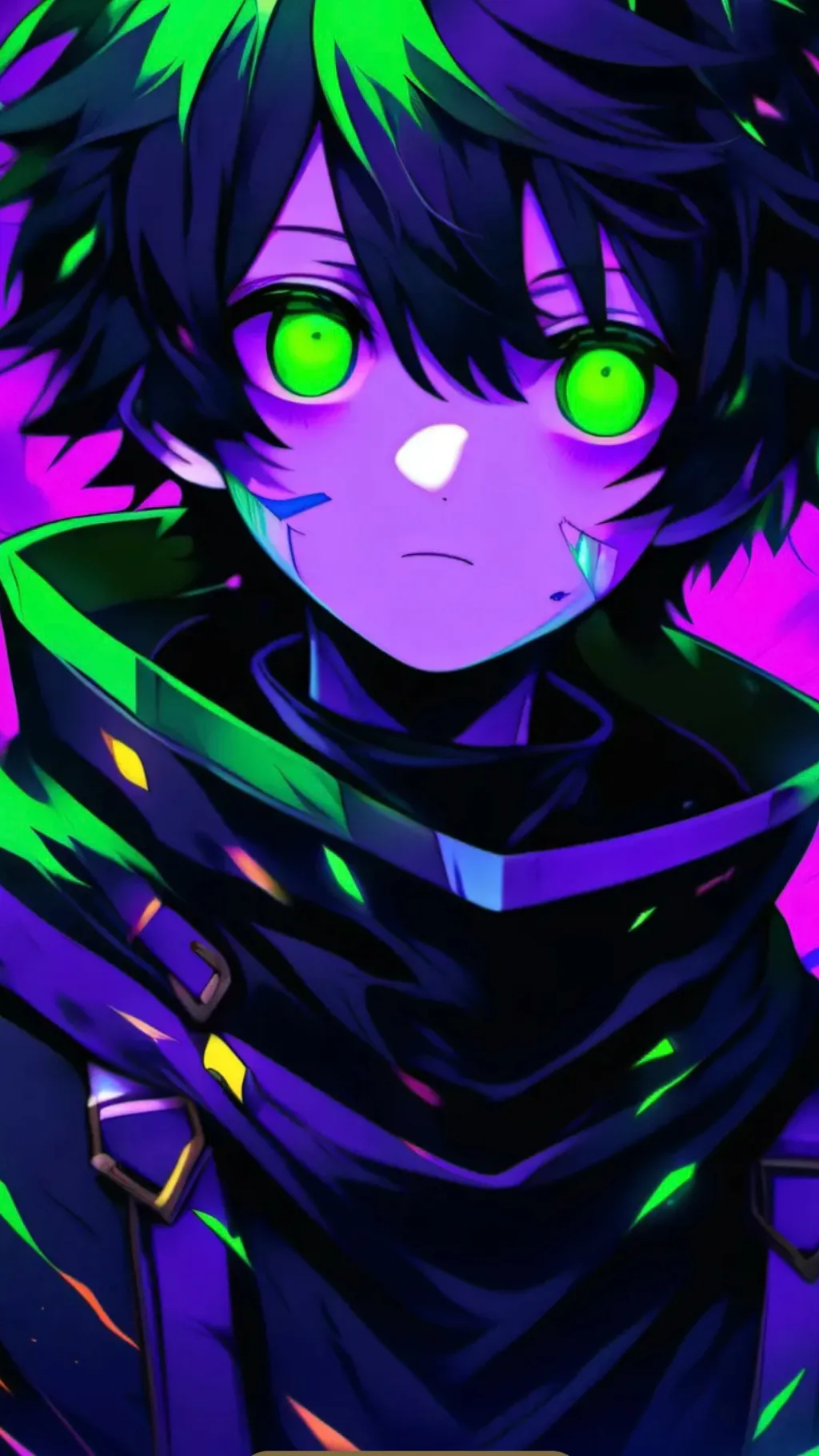 ai character: It’s me crimson background