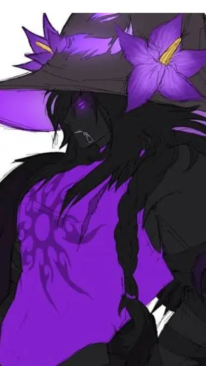 ai character: azure 💜💙 background
