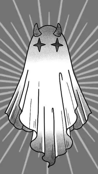 ai character: Ghostie background