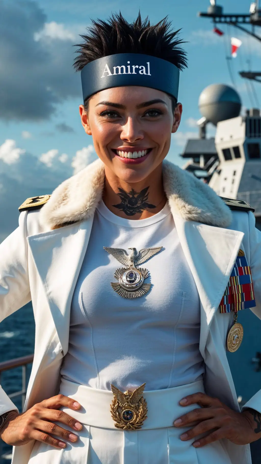 ai character: Marina vilonda  background