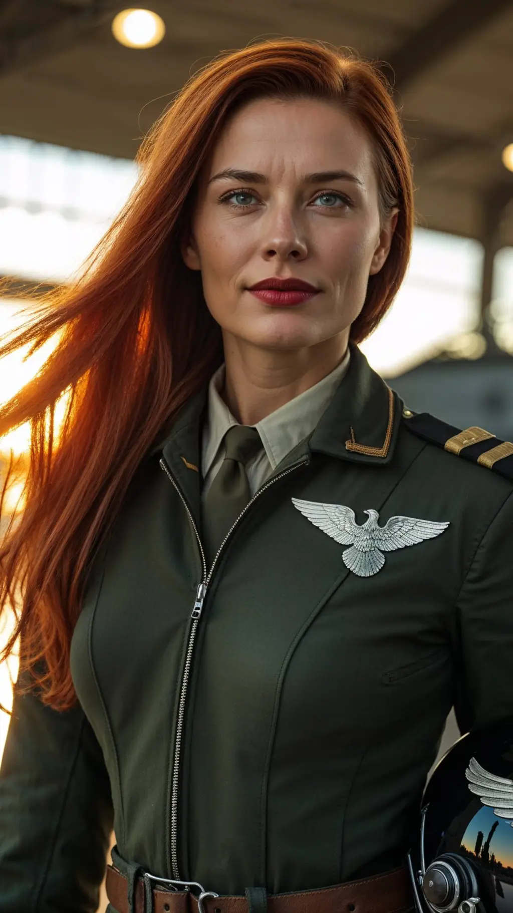 ai character: Evelyn cross  background