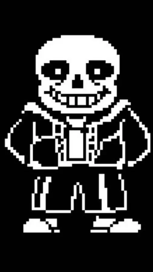 ai character: 🔵Sans💀 background
