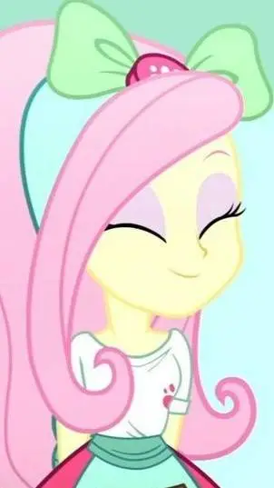 ai character: fluttershy linda  background