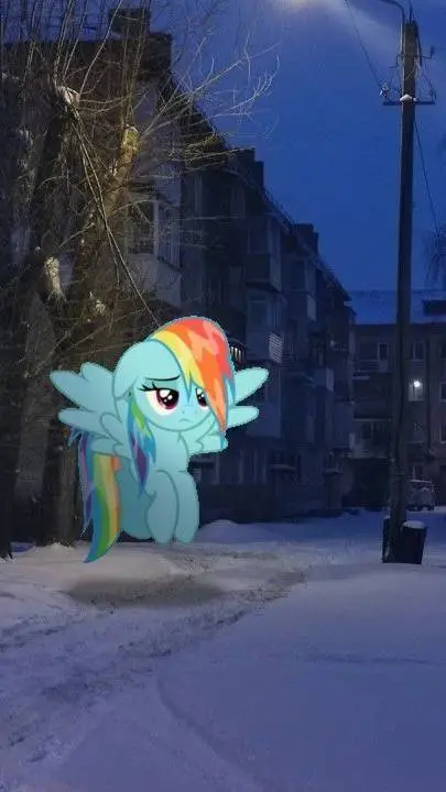 ai character: truenos en rainbow background