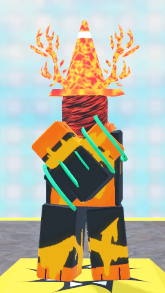 ai character: Chrome background