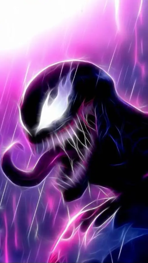 ai character: purple-venom background
