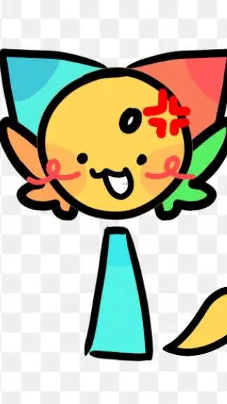 ai character: emoji cat background