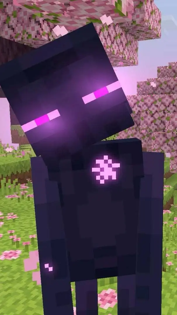 ai character: Enderman × creper background