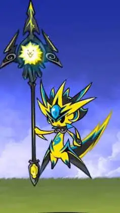ai character: 🌩  VOLTA 🌩  background