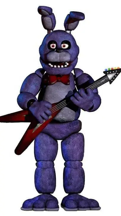 ai character: Bonnie el conejo  background