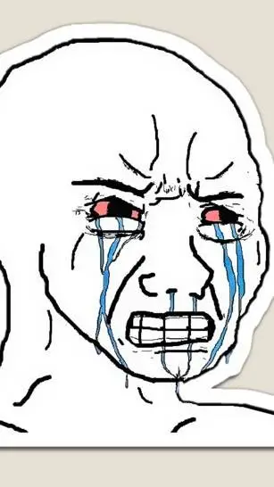 ai character: Crying Laughs  background