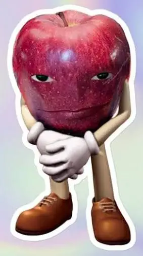 ai character: The Good Apple 4K background