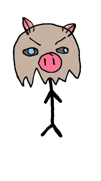 ai character: InOsuKe hAsHiBiRa background