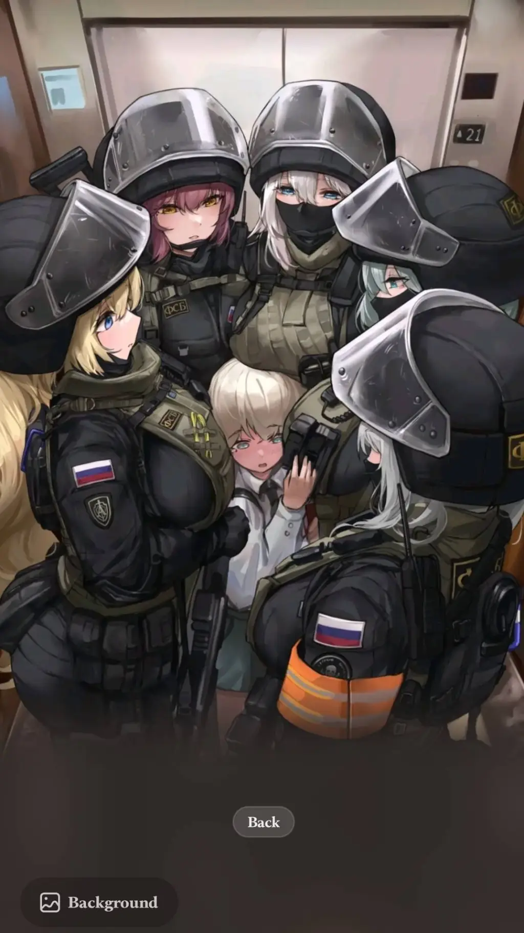 ai character: army background