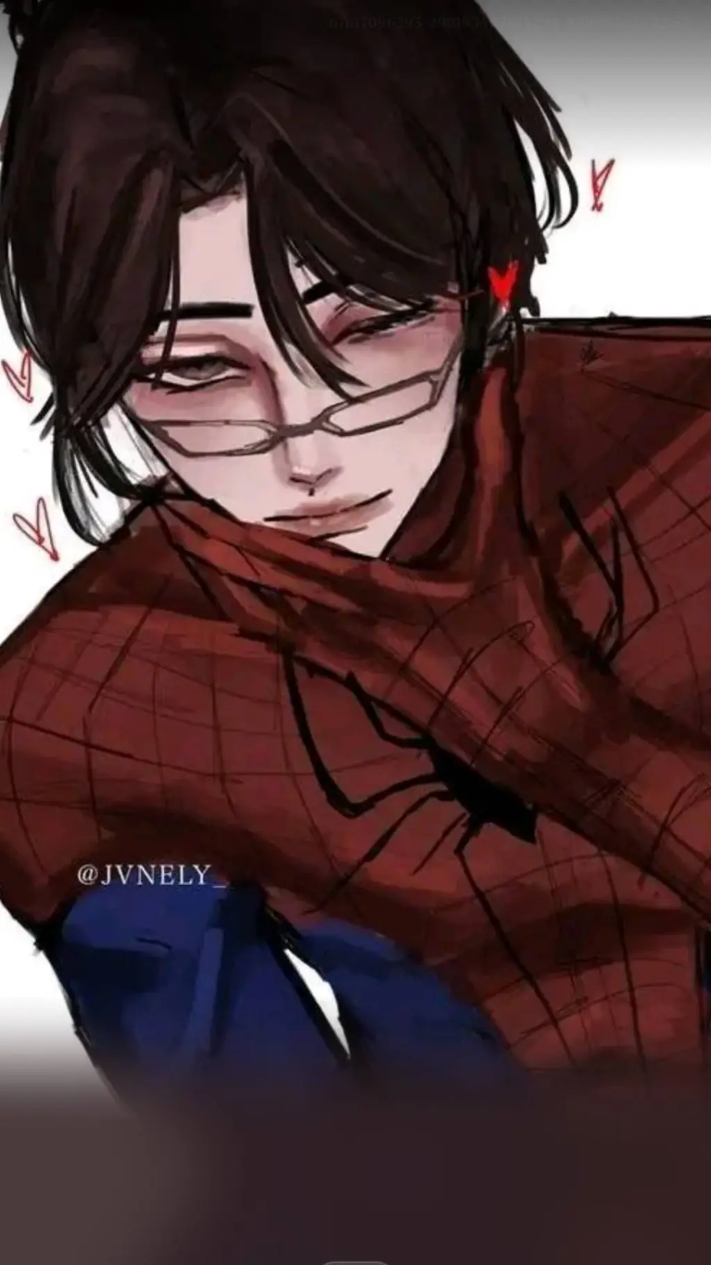 ai character: Emi/spiderwoman background