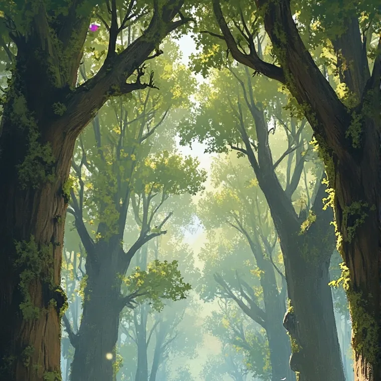 chat with ai character: girl in forest