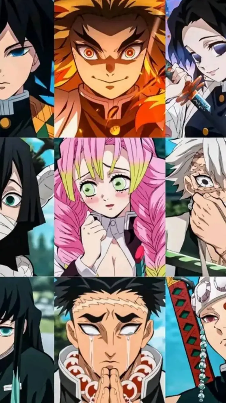 ai character: normal day in kny background
