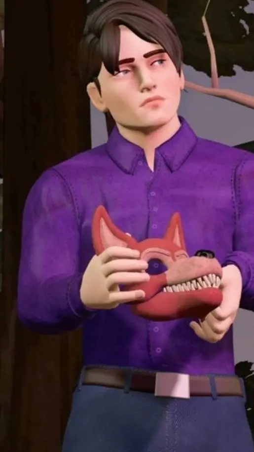 ai character: Michael afton_?! background