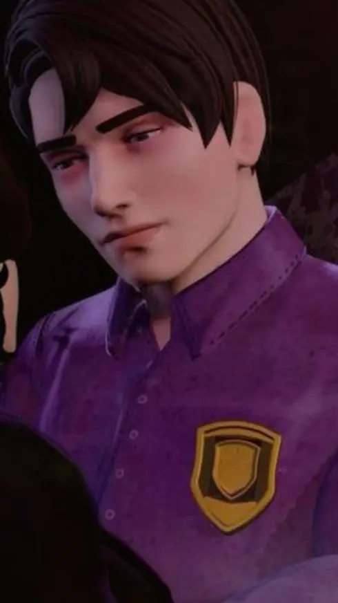 ai character: Michael afton... background