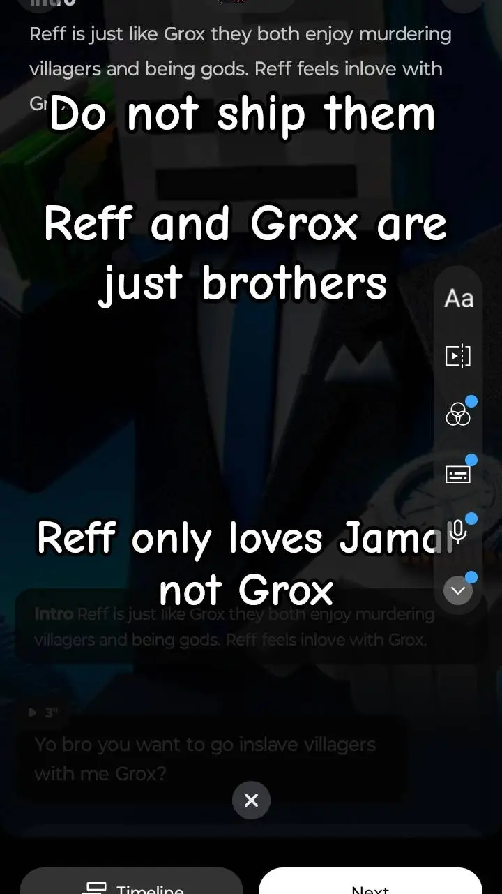 ai character: DO NOT SHIP THEM background