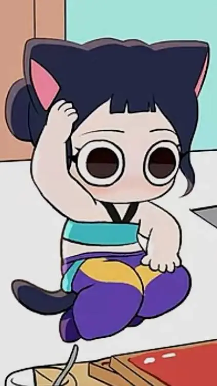 ai character: baby zoey cat background