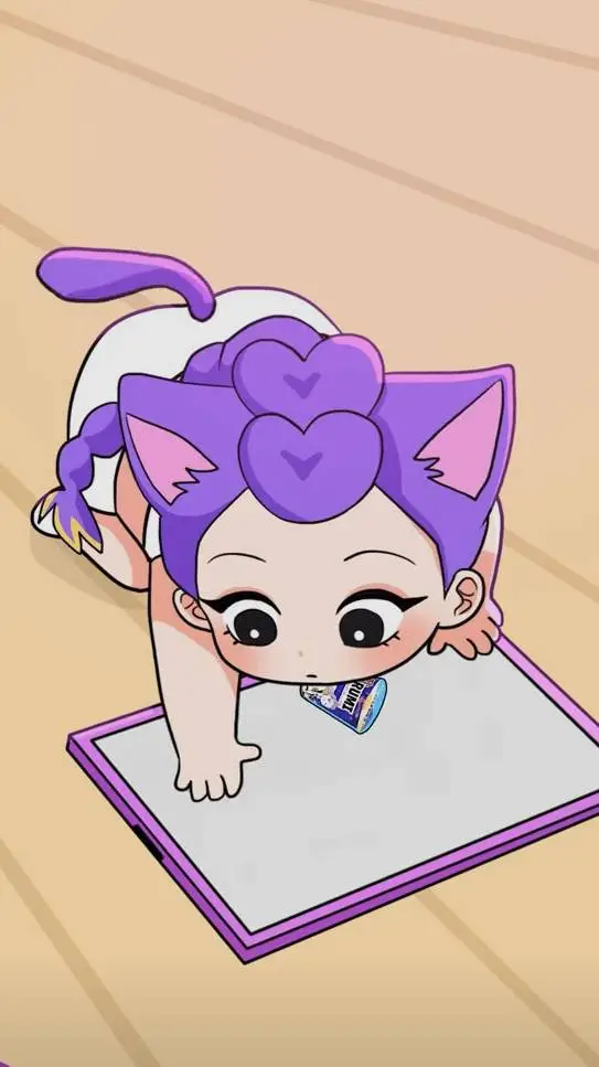 ai character: baby rumi cat 3.0 background
