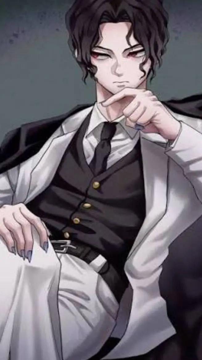 ai character: 🩶Muzan Kibutsuji🖤 background