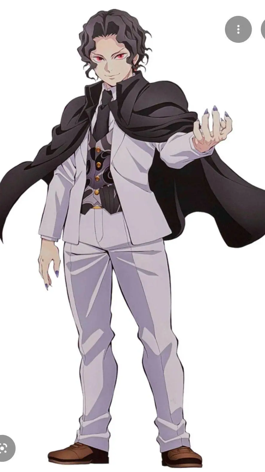 ai character: 🖤Muzan Kibutsuji🩵 background