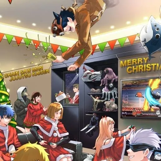 chat with ai character: chistmas jjk :D